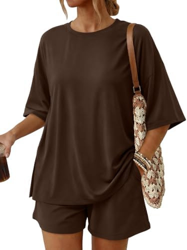 Trendy Queen Women's 2 Piece Summer Matching Set Lounge Wear with Pockets | Amazon (US)
