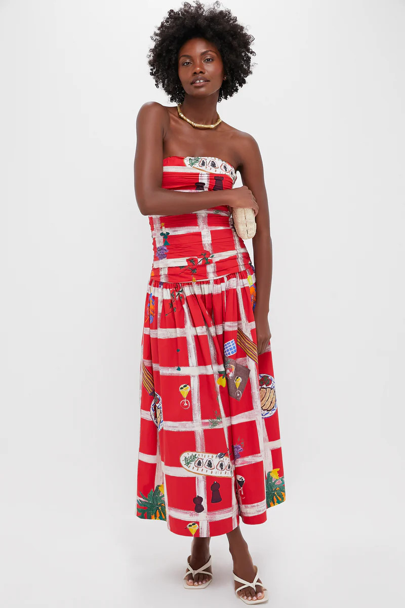 Picnic Red Malla Dress | Tuckernuck (US)