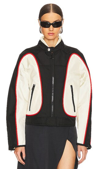 Blink Jacket in Deep Black | Revolve Clothing (Global)