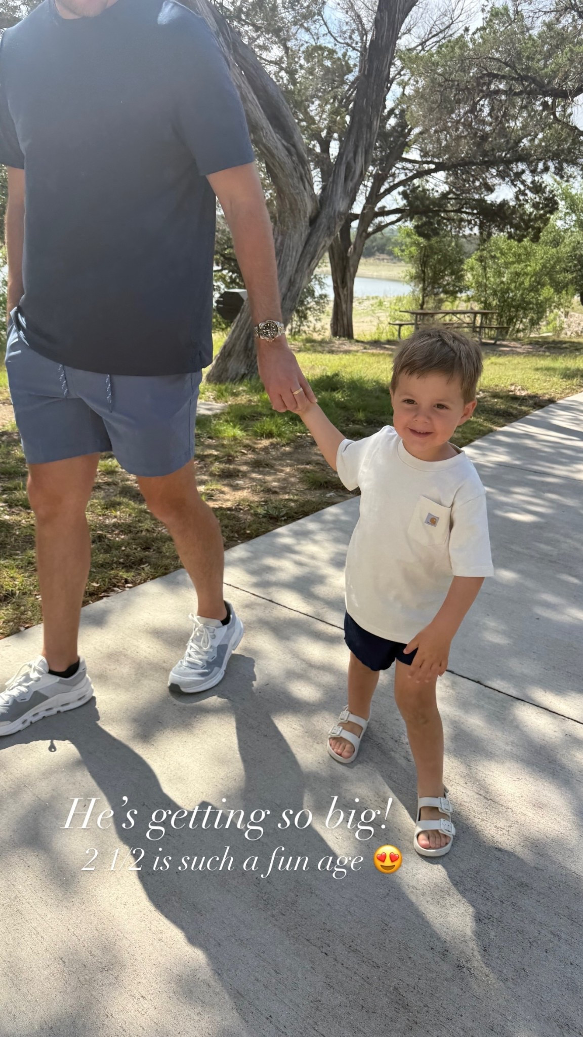 He’s getting so big! 2 1/2 is such a fun age 😍