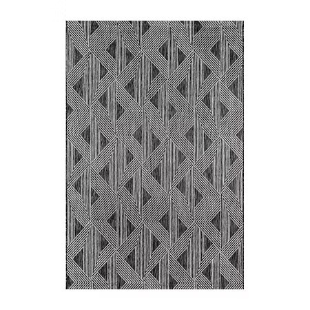 Novogratz Villa Como Geometric Indoor Outdoor Rectangular Accent Rug, One Size, Black | JCPenney