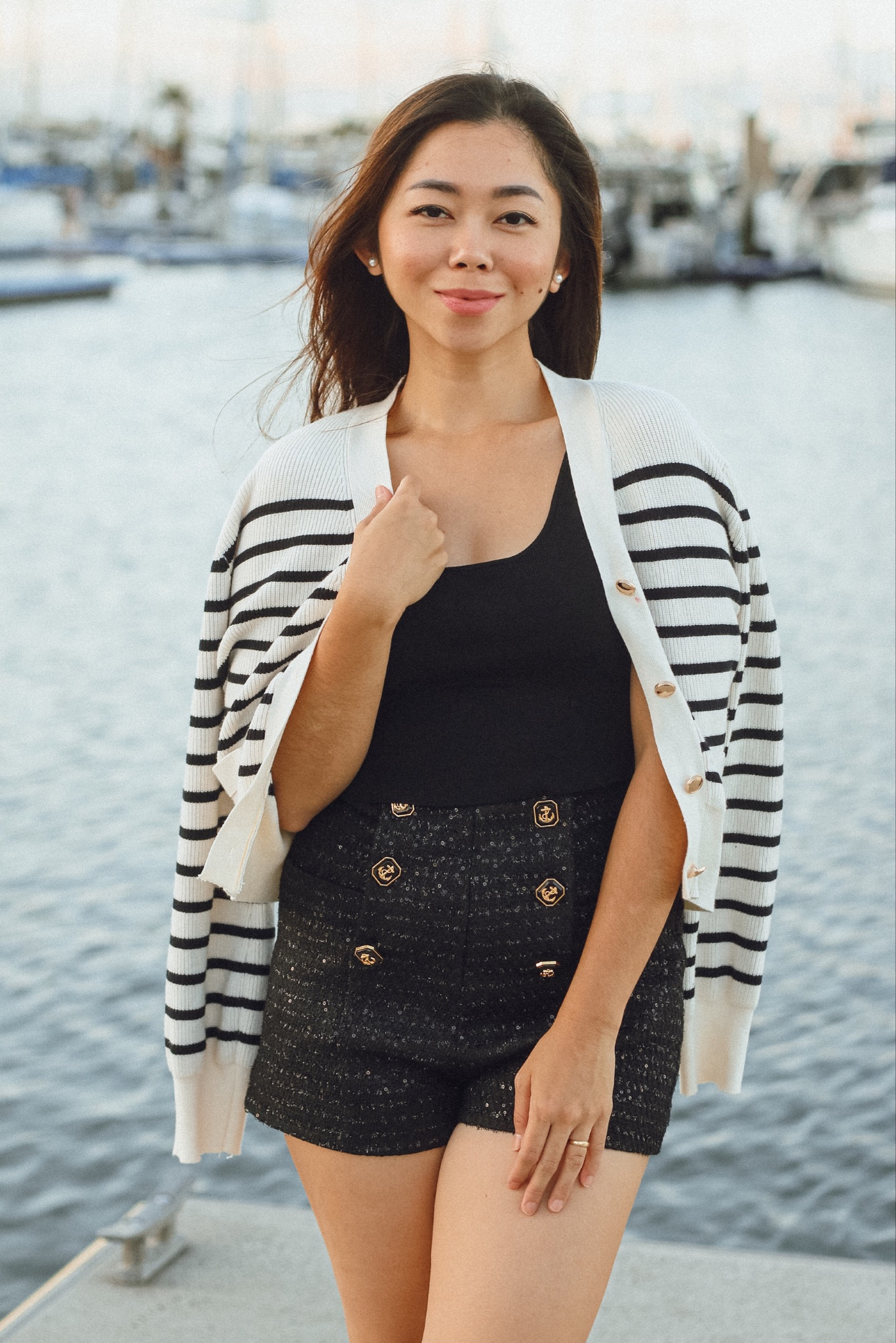 Tweed outfit ideas for Summer 🐚 ☀️
Black cropped top + tweed shorts 🤝

#summeroutfitideas #summerlook 

#LTKSpringSale #LTKSeasonal #LTKaustralia
