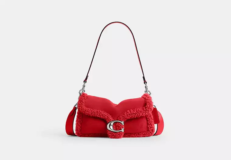 Coach Tabby Shoulder Bag 26, Inspired by PinkPantheress - Women's - Light Antique Nickel/red | Coach (US)
