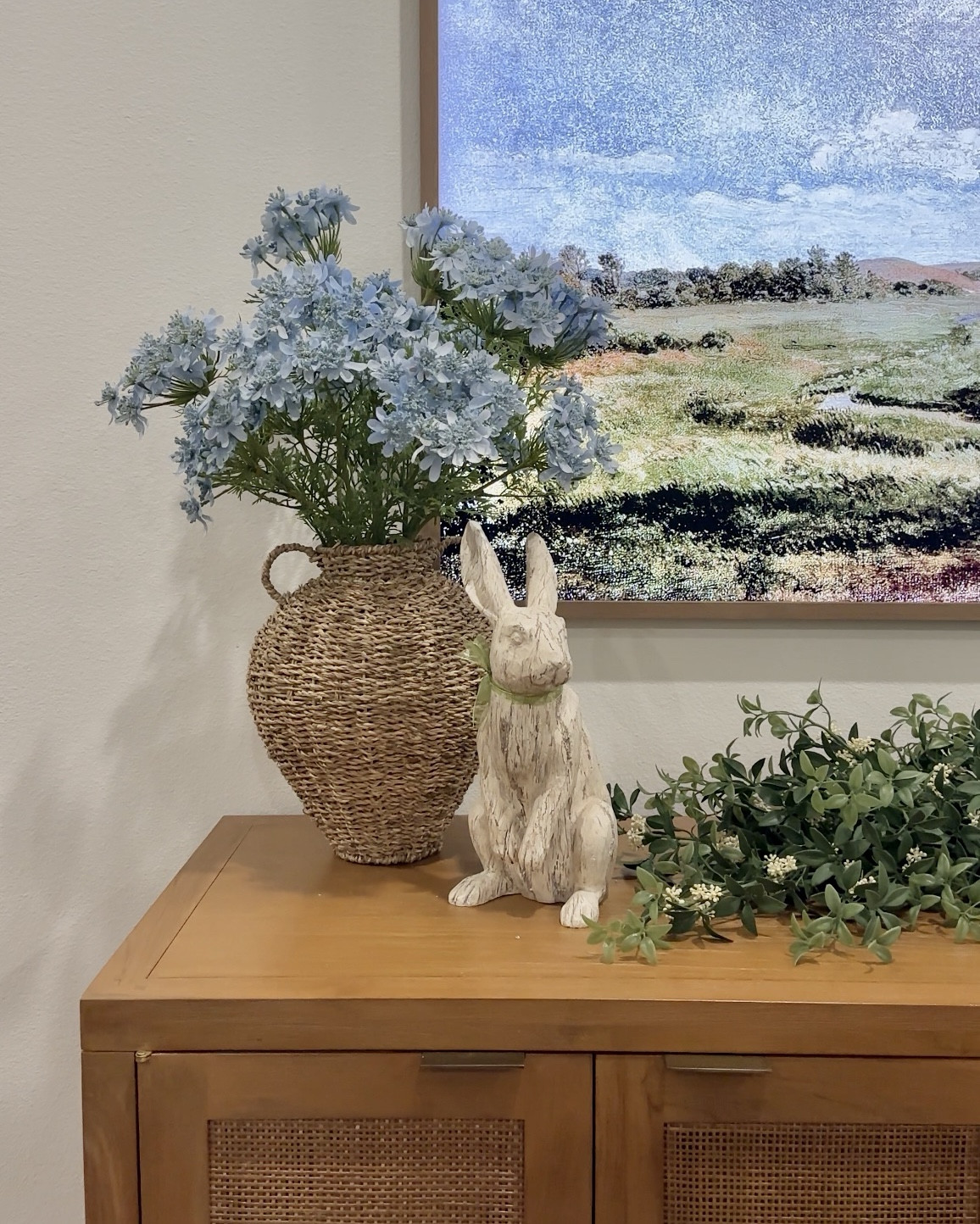 I found the prettiest faux stems to decorate my TV console for Easter/spring. 

I tagged various basket style vases for you. 

Home decor | spring home decor | Easter home decorr

#LTKSeasonal #LTKHome