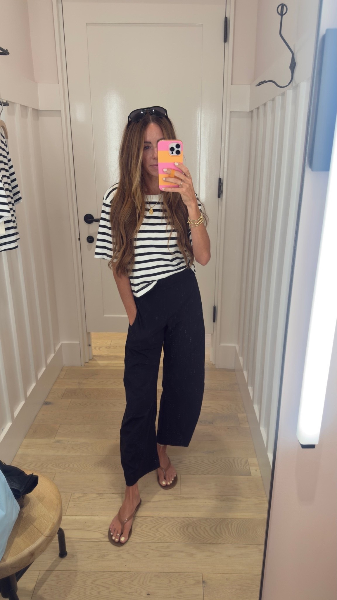The perfect boxy tee with my favorite pants!! Ordered both in a few colors.