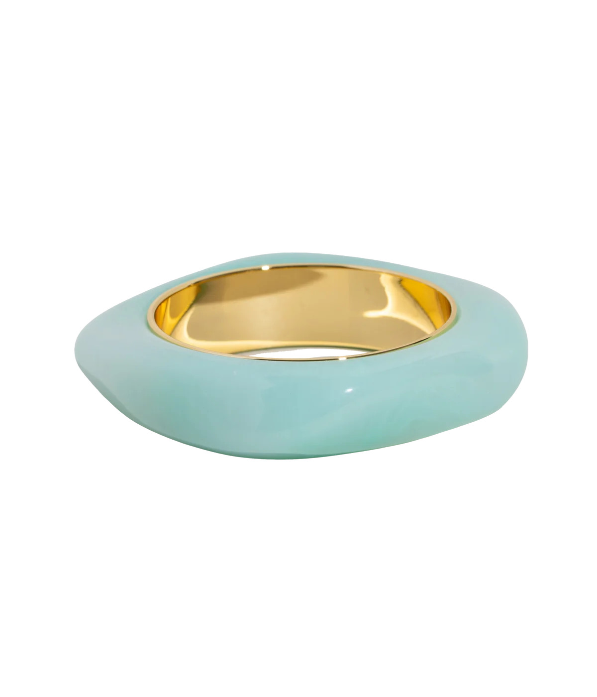 Paloma Bangle Bracelet in Mint | Over The Moon