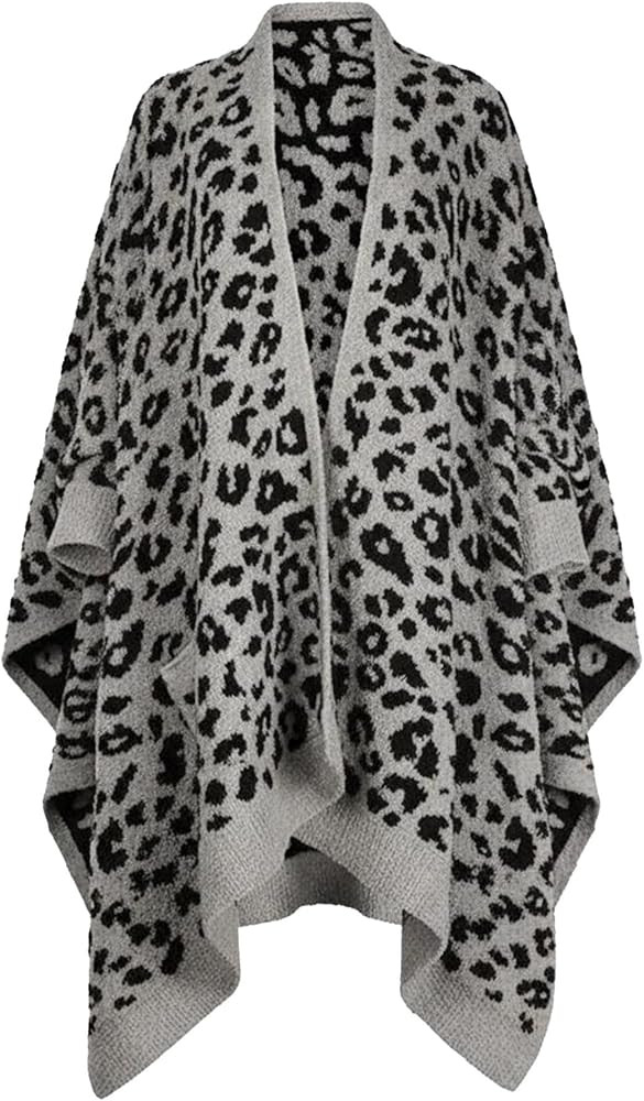 Wearable Blanket Sherpa Poncho Unique Office Work Warm Cozy Shawl TV Throw Blankets, Plush Cape W... | Amazon (US)