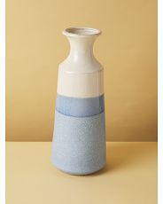 16in Ceramic Striped Decorative Vase | HomeGoods