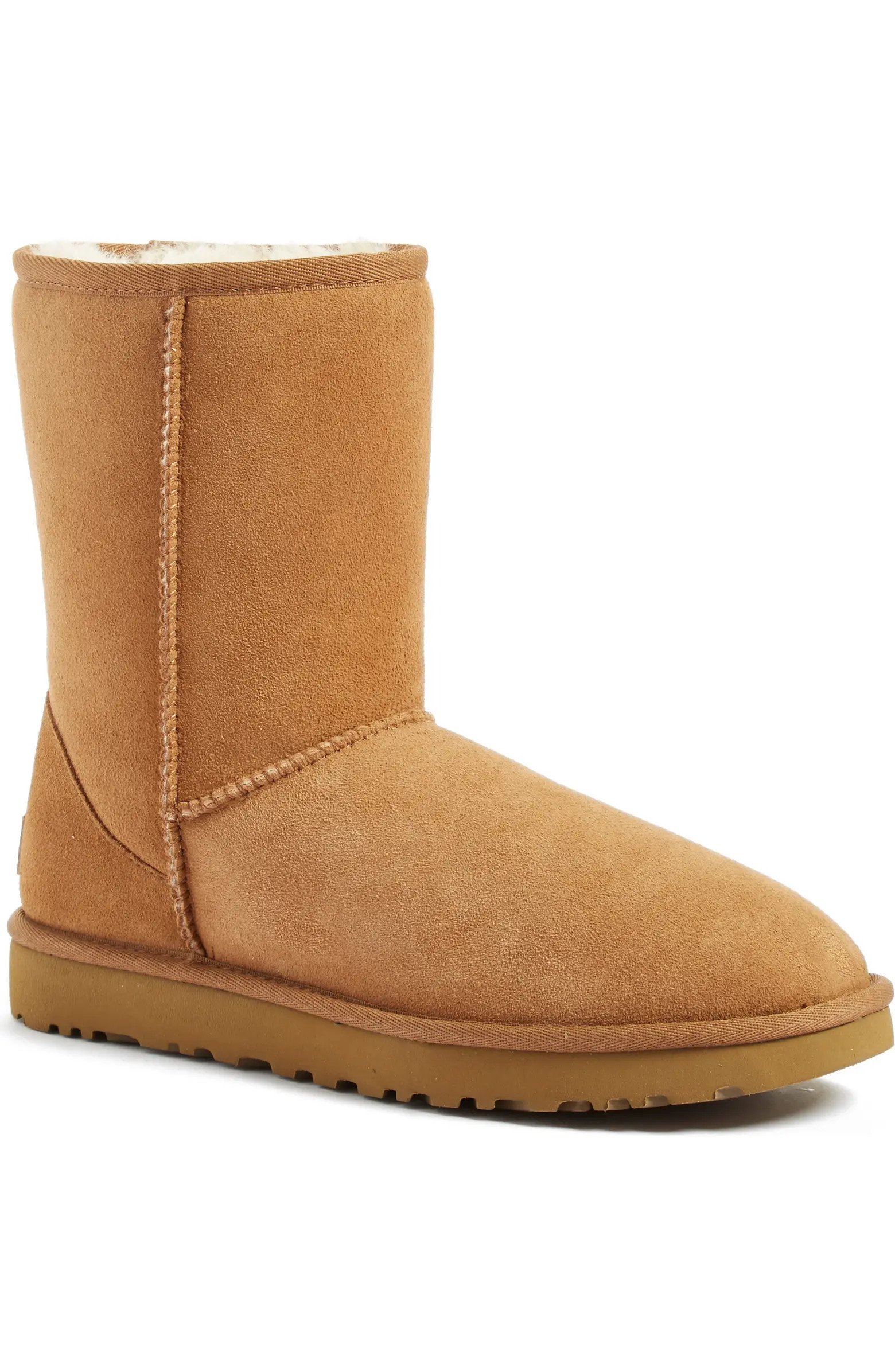 Classic II Genuine Shearling Lined Short Boot (Women) | Nordstrom