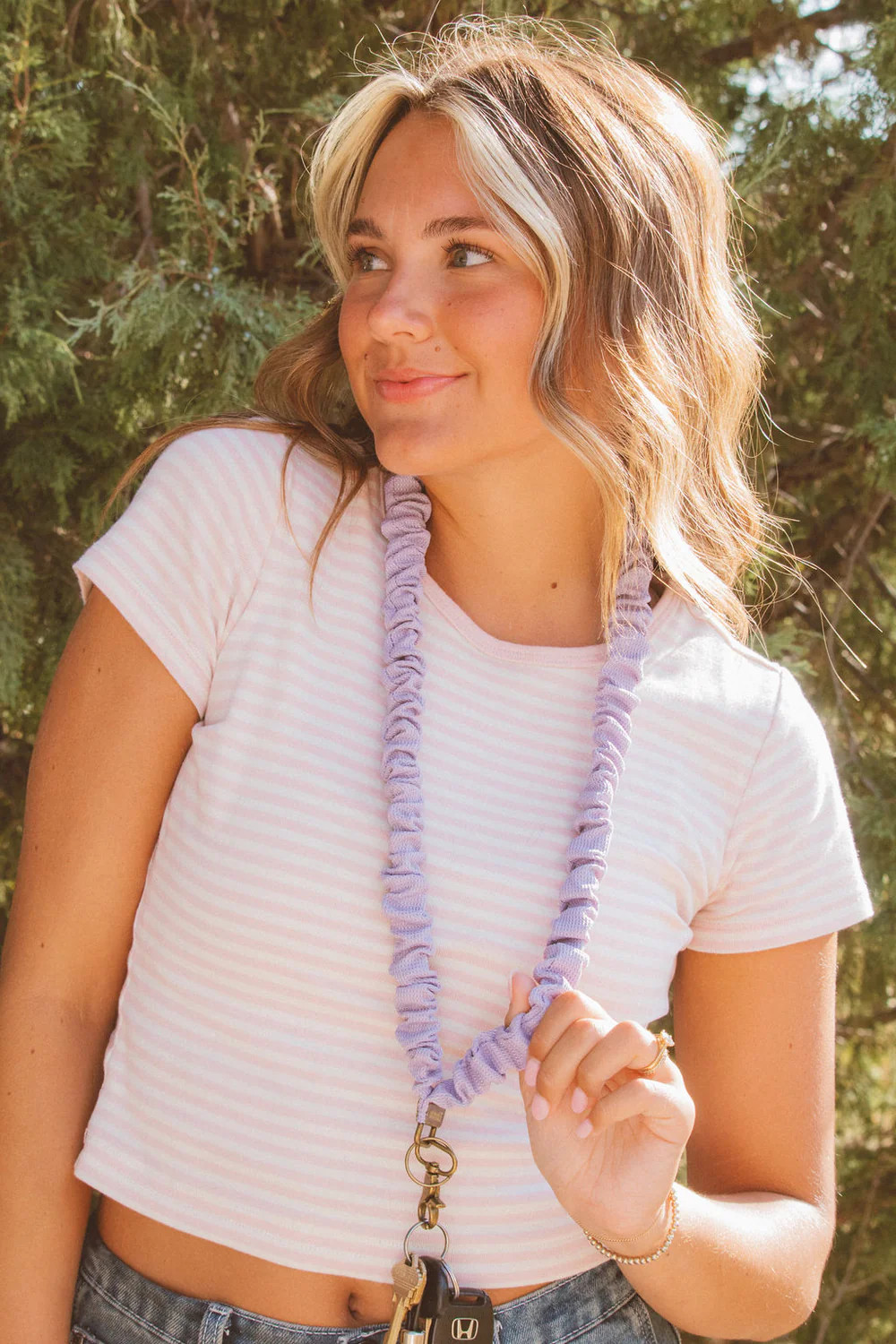 Chunky Purple Lanyard | Shop Andi