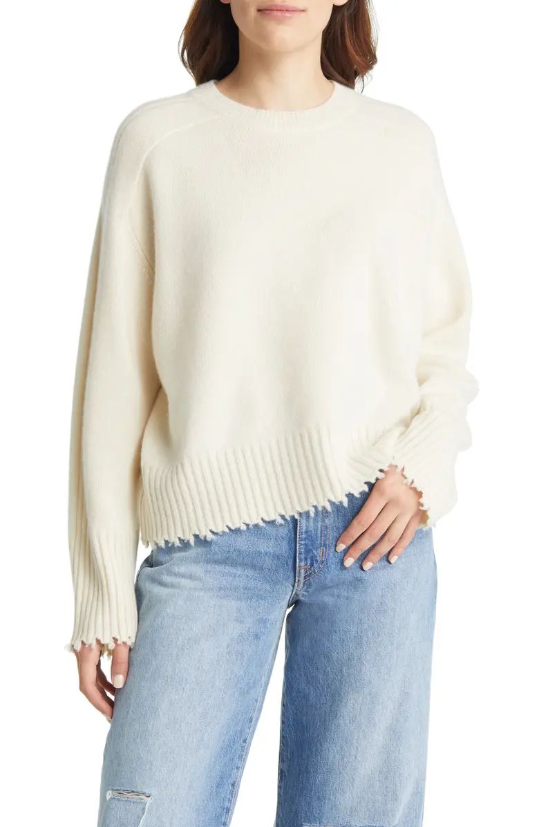 Kiera Cashmere Blend Crewneck Sweater | Nordstrom