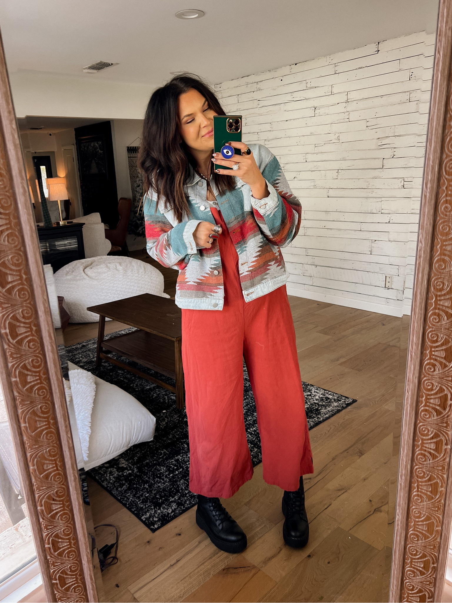 Amazon Fashion Travel Outfit. Boho casual western jacket
Jacket: Large
Jumpsuit: XL
Bodysuit: XL
Combat boots: True to size



#LTKstyletip #LTKtravel #LTKshoecrush