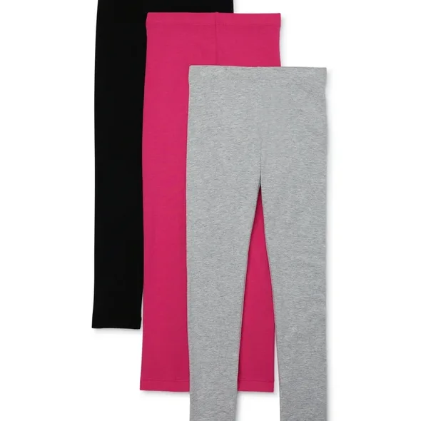 Wonder Nation Girls Kid Tough Leggings, 3-Pack product image from the verified GPgrows LTK collection