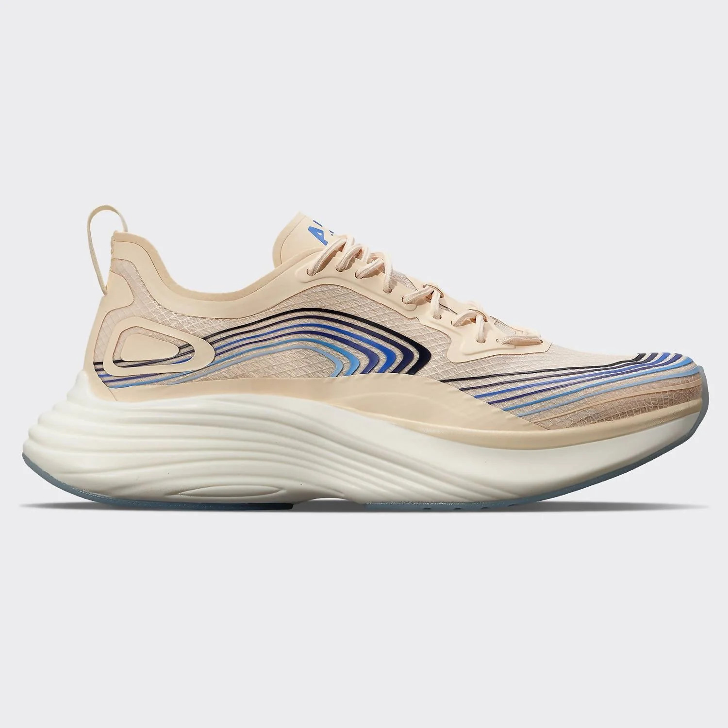 Women's Streamline Sneakers In Alabaster / Blue / Multi | Shop Simon