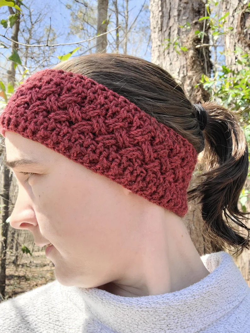 Celtic Forest Crochet Headband Digital Pattern Download - Etsy | Etsy (US)