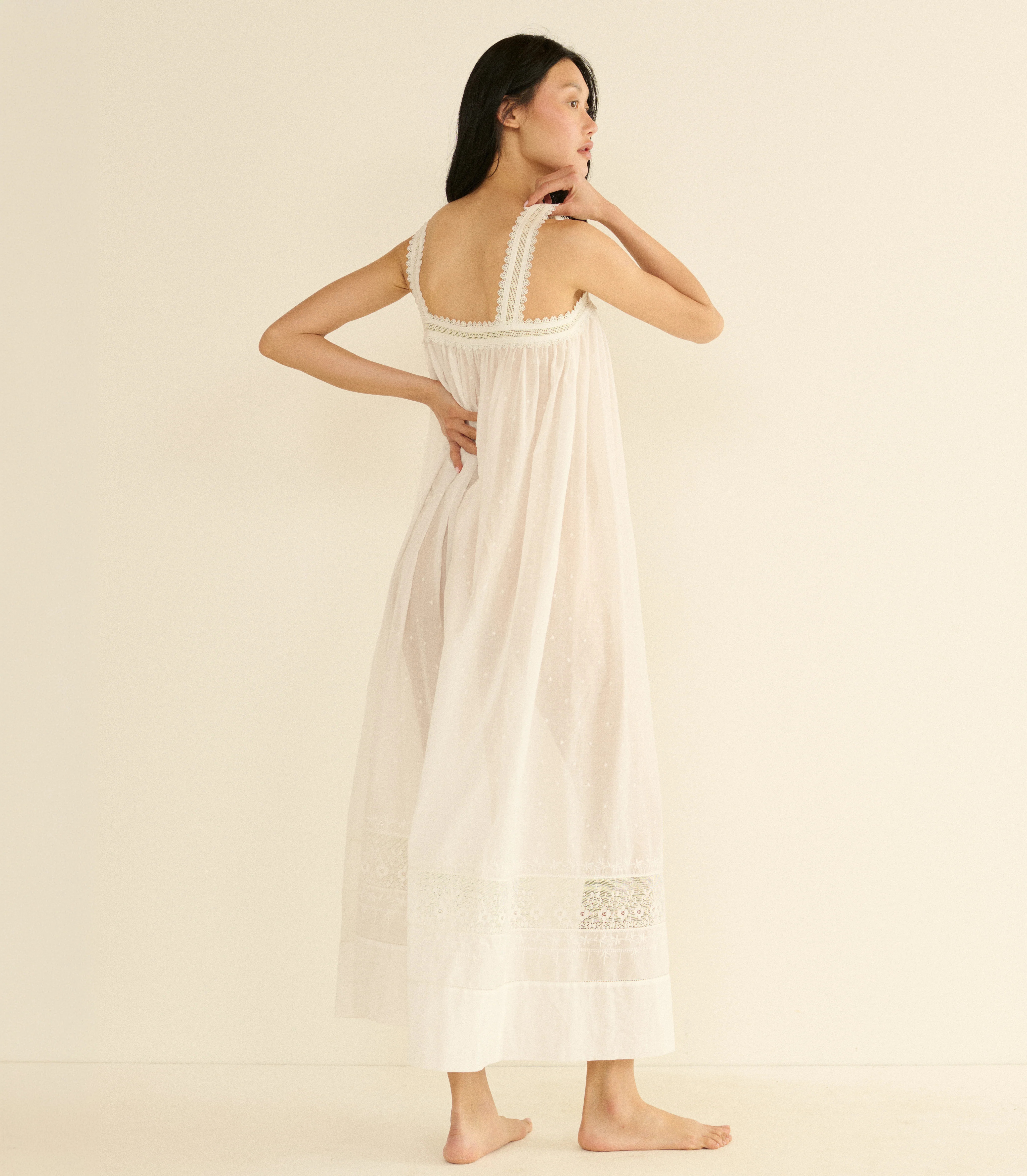 Elarie Dress - Salt | DÔEN | DOEN
