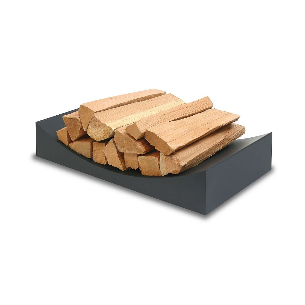 Minimalist Curved Firewood Holder | West Elm (US)