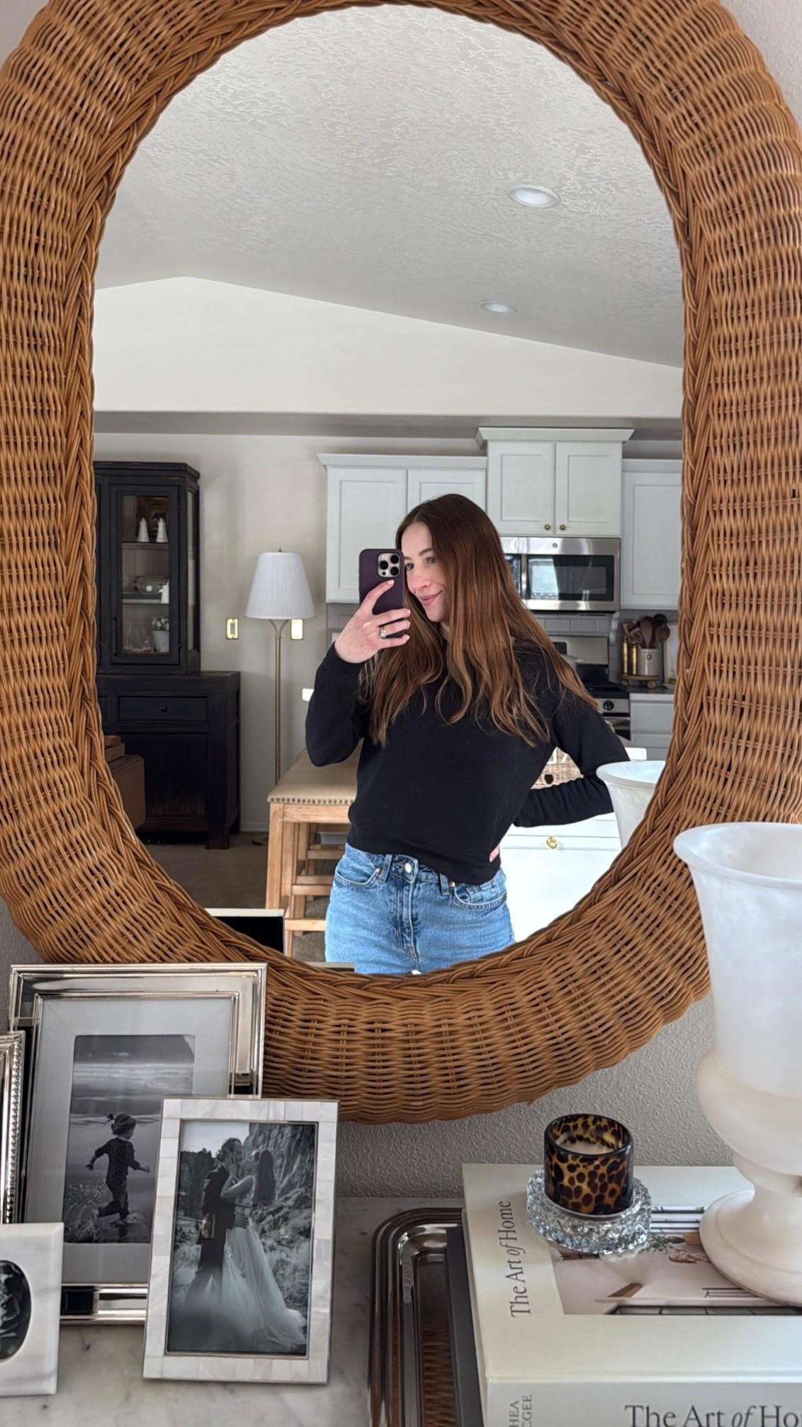 FINALLY found a v similar option for my vintage Meier & Frank woven mirror!  🌾🪞 

#LTKSaleAlert #LTKHome
