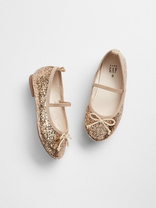 Glitter Ballet Flats | Gap US