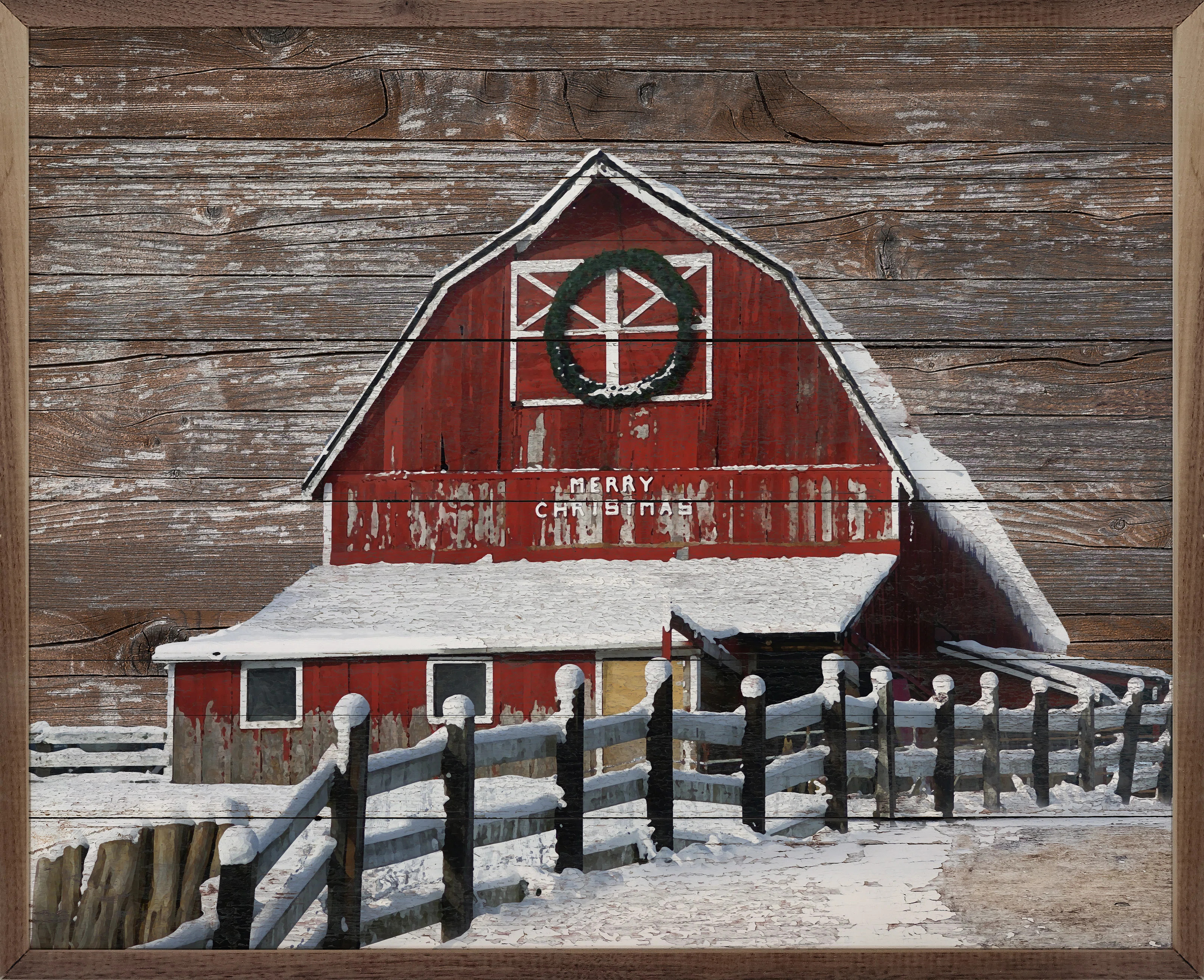 Merry Christmas Barn | Wayfair North America