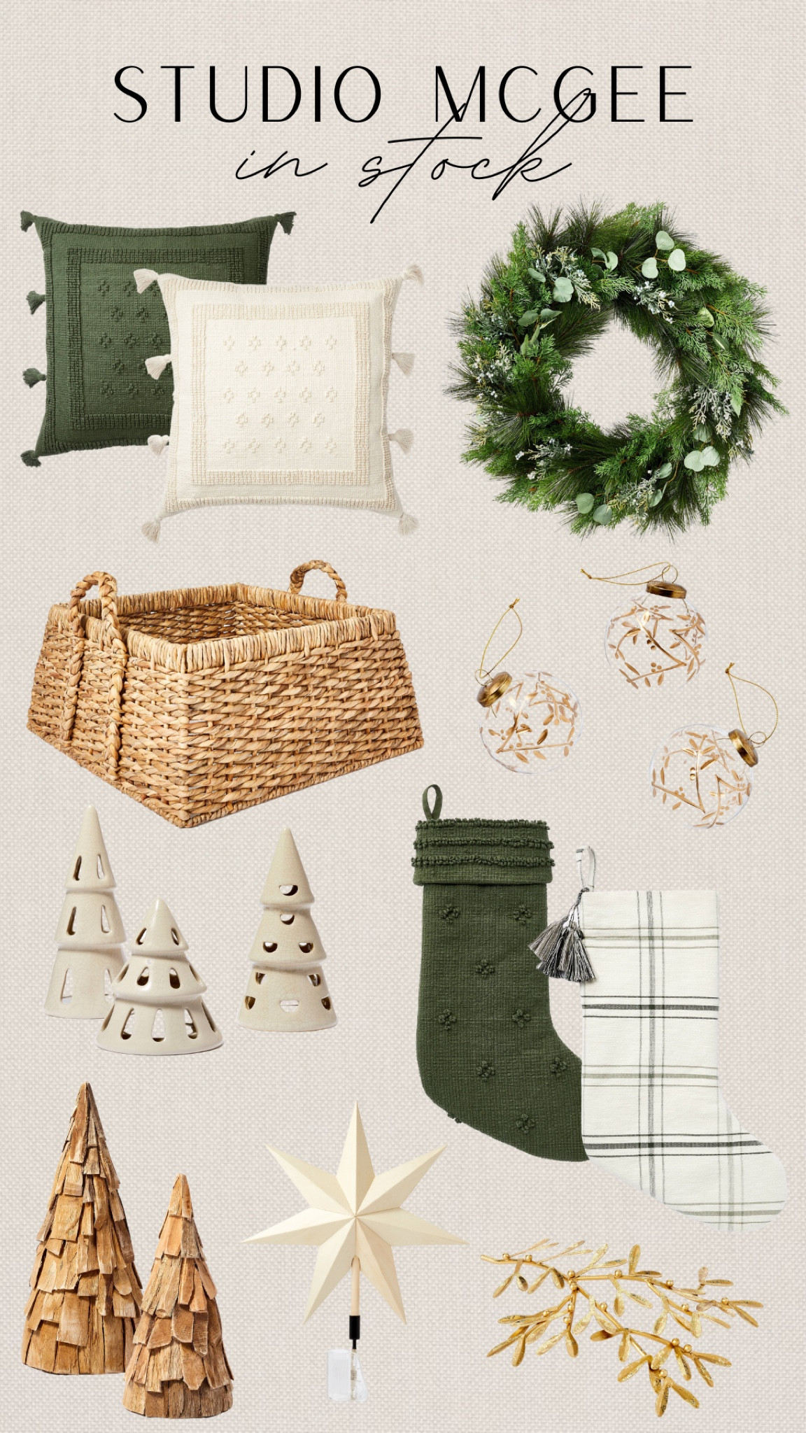 IN STOCK! NEW Studio McGee Christmas decor. 


#target #studiomcgee #targetstyle #targetdecor #targethome #targetdeals #targetfinds #targetchristmas #holidayseason #holidaystyle #christmasstyle #christmasdecor #holidaydecor


#LTKhome #LTKHoliday #LTKSeasonal