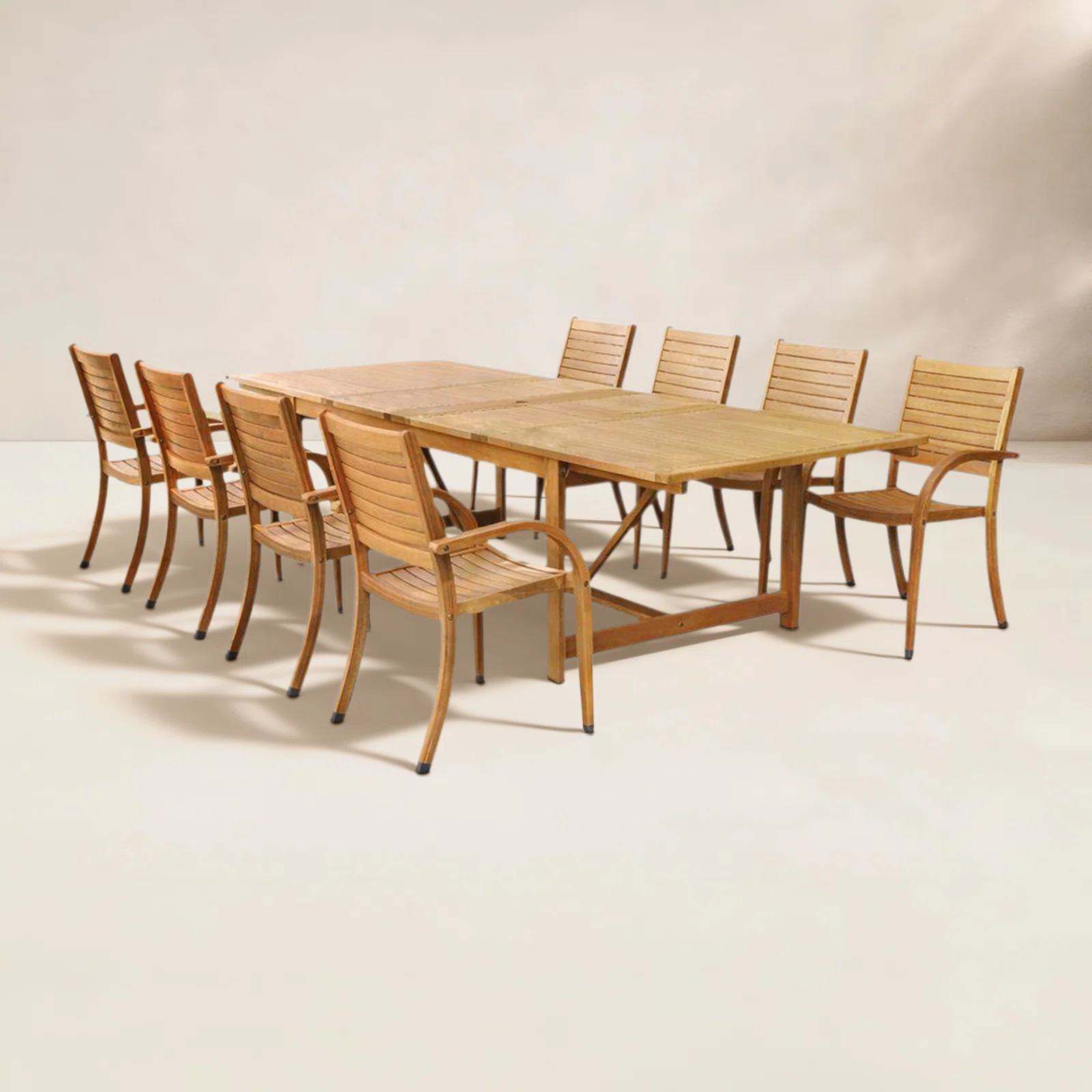 Alyisa 8-Person 118" Long Rectangular Patio Dining Set | Birch Lane