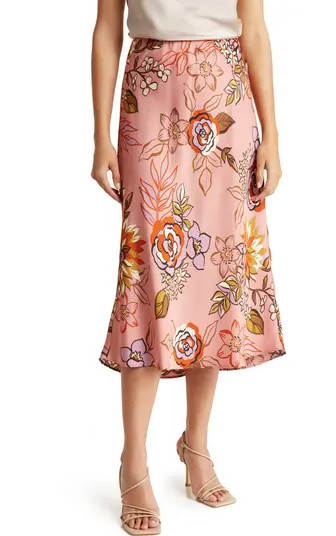 Textured Satin Bias Skirt | Nordstrom Rack