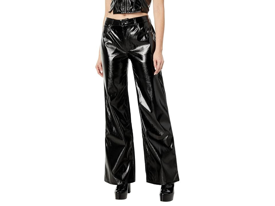 AFRM Xander Ultra Low Rise Wide Leg Pants (Noir) Women's Jeans | Zappos
