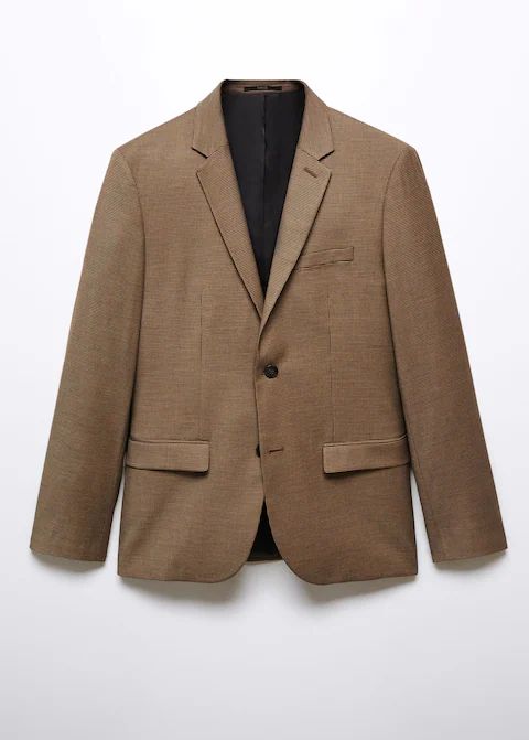 Super slim fit suit blazer in stretch fabric -  Men | Mango Man USA | MANGO (US)