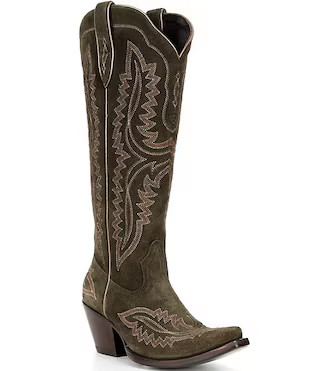 Women's Casanova Tall Suede Western Boots | Dillard's