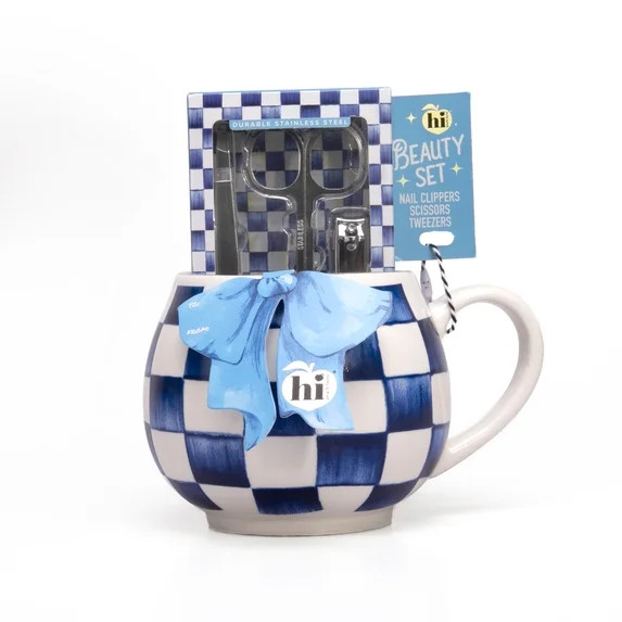 Hi Peach Layne Mother's Day Blue Coffee Mug with Manicure Set | Walmart (US)