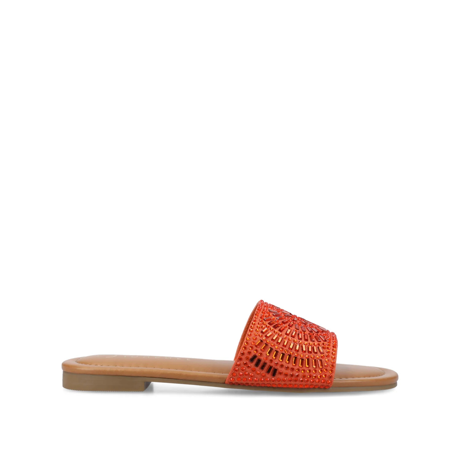 MARIA SLIP ON SANDALS - Orange | Journee Collection