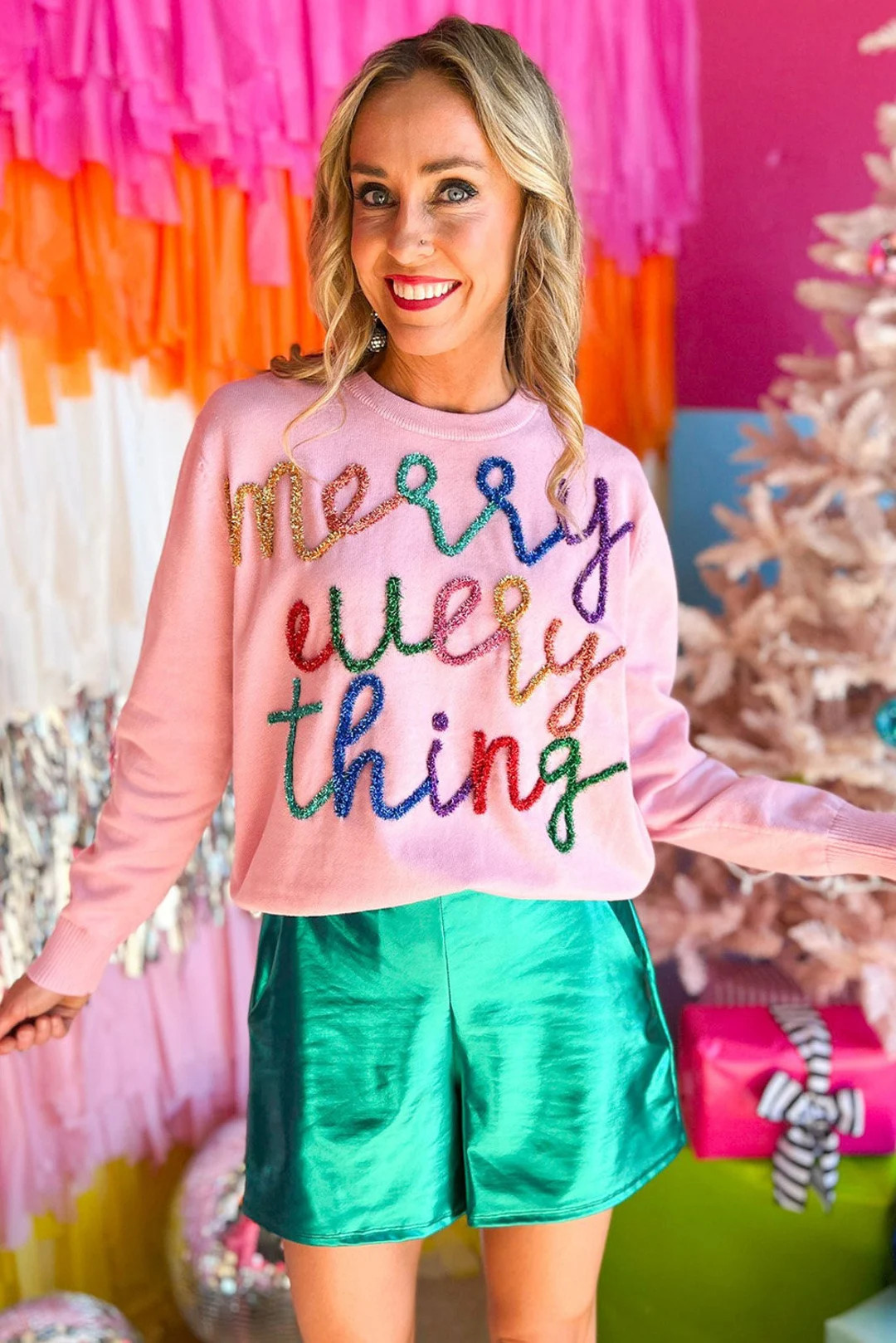 Women's Christmas Holiday Merry Everything Sparkle - Etsy | Etsy (US)