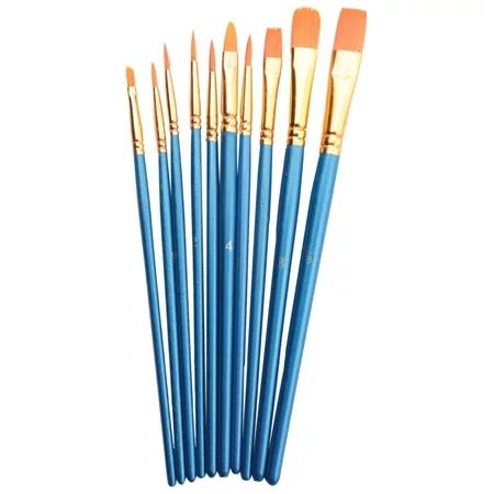 100 Pieces Paint Brush Set Professional Paint Brushes Artist for Watercolor Oil Acrylic Painting (10 | Walmart (US)