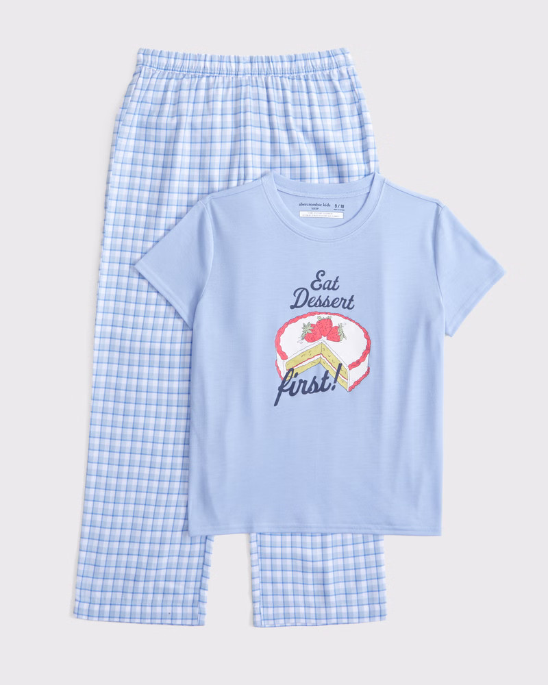 girls pants pajama set | girls pajamas | Abercrombie.com | Abercrombie & Fitch (US)