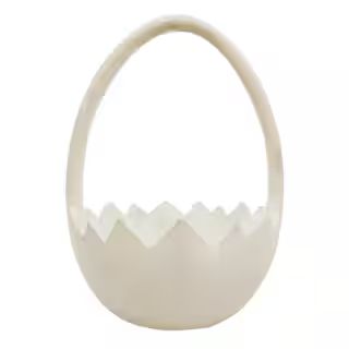 12" White Egg Shell Basket by Ashland® | Michaels Stores