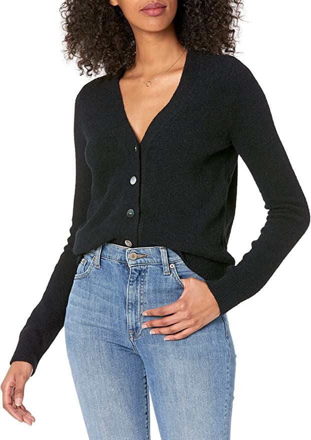 The Drop Women's Francine V-Neck Button Front Cozy Cardigan | Amazon (US)