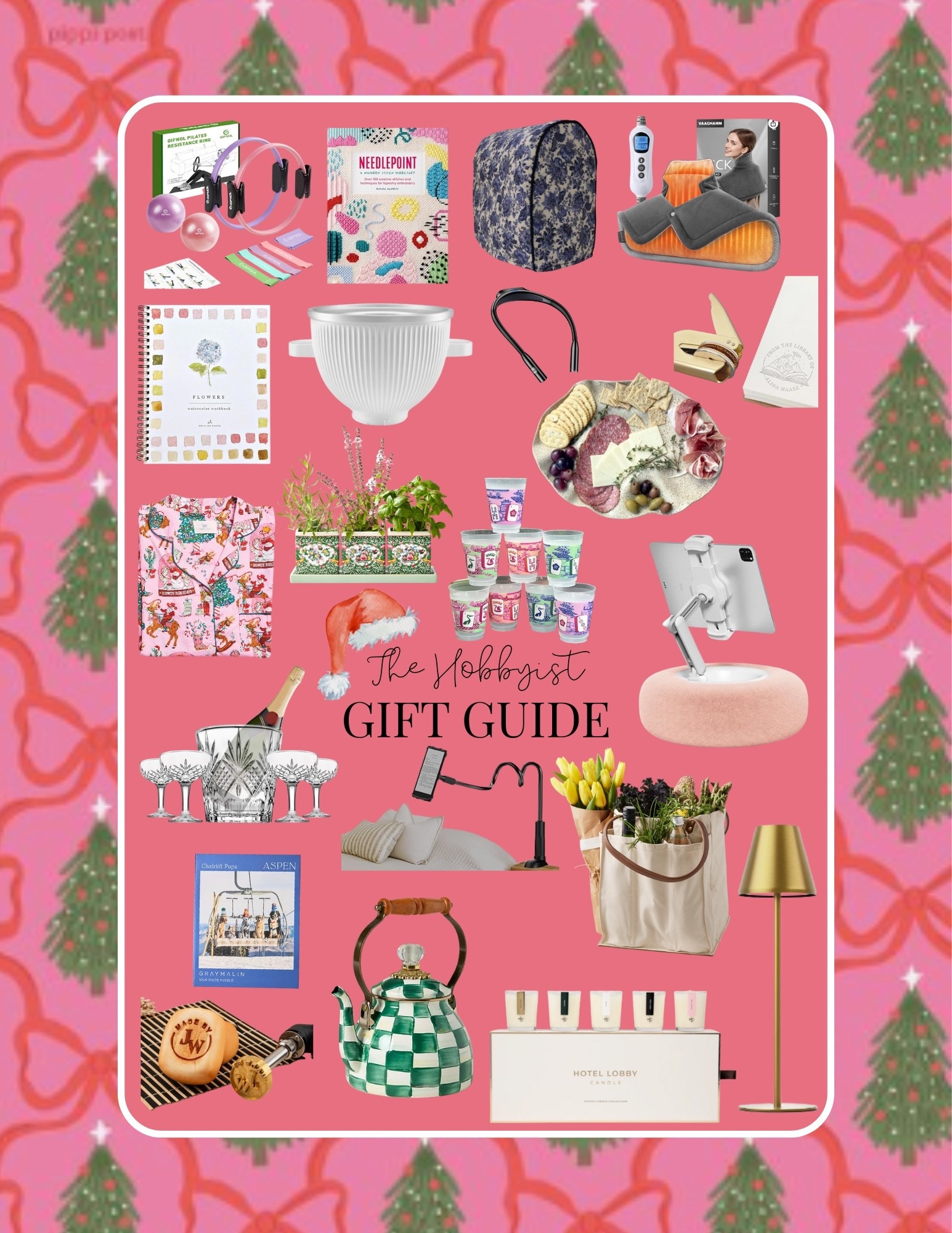 Gift guide for the hobbyist !

Needlepoint, cooking, reading, gardening, mahjong, homebody, painting, puzzle 

#LTKHoliday #LTKCyberWeek #LTKGiftGuide