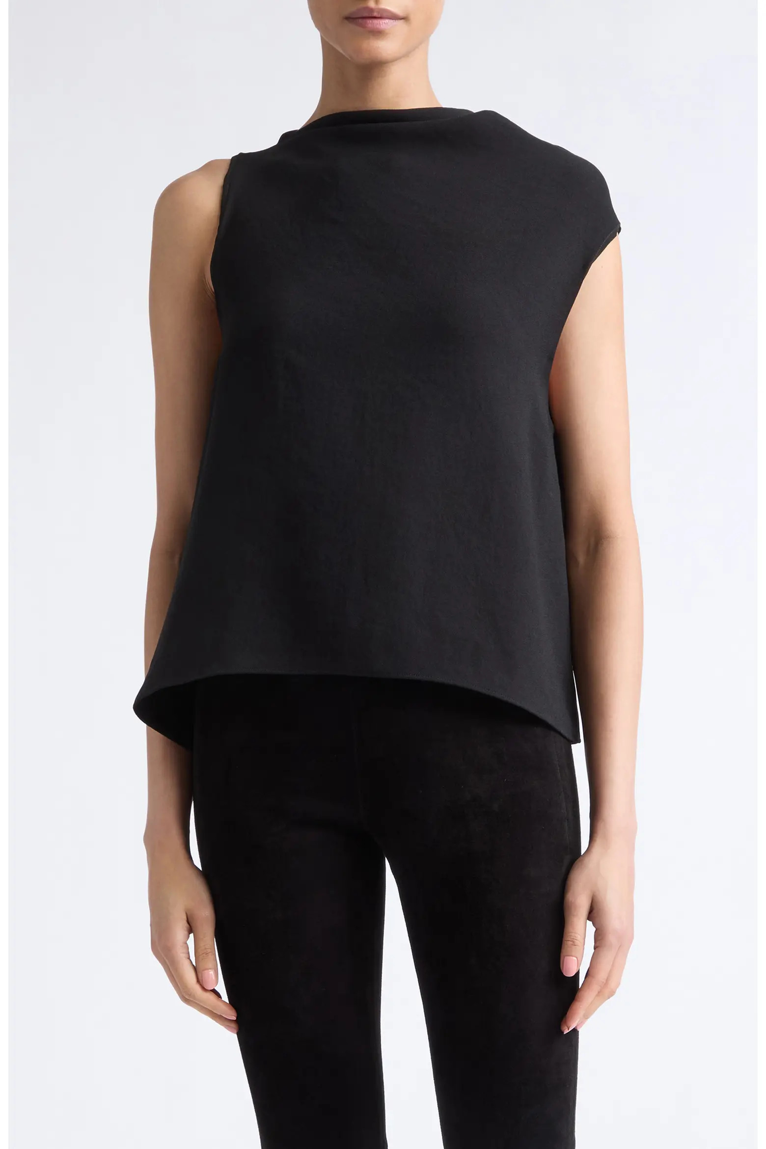Asymmetric Drape Sleeveless Top (Women) | Nordstrom | Nordstrom
