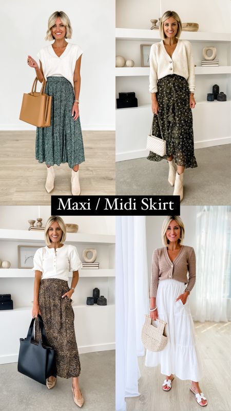Maxi skirts are a closet staple for me! I am wearing an XS in these! Linking some other options too! 