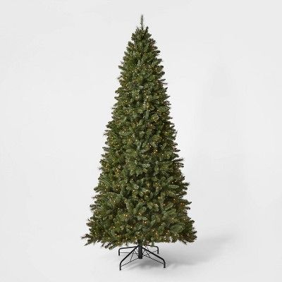 10.5ft Pre-lit Artificial Christmas Tree Douglas Fir Clear Lights Full with AutoConnect - Wonders... | Target