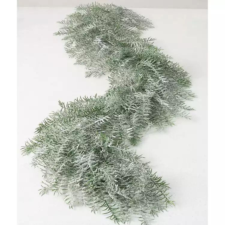 Frosted Pine Leaves Garland | Kirkland's Home