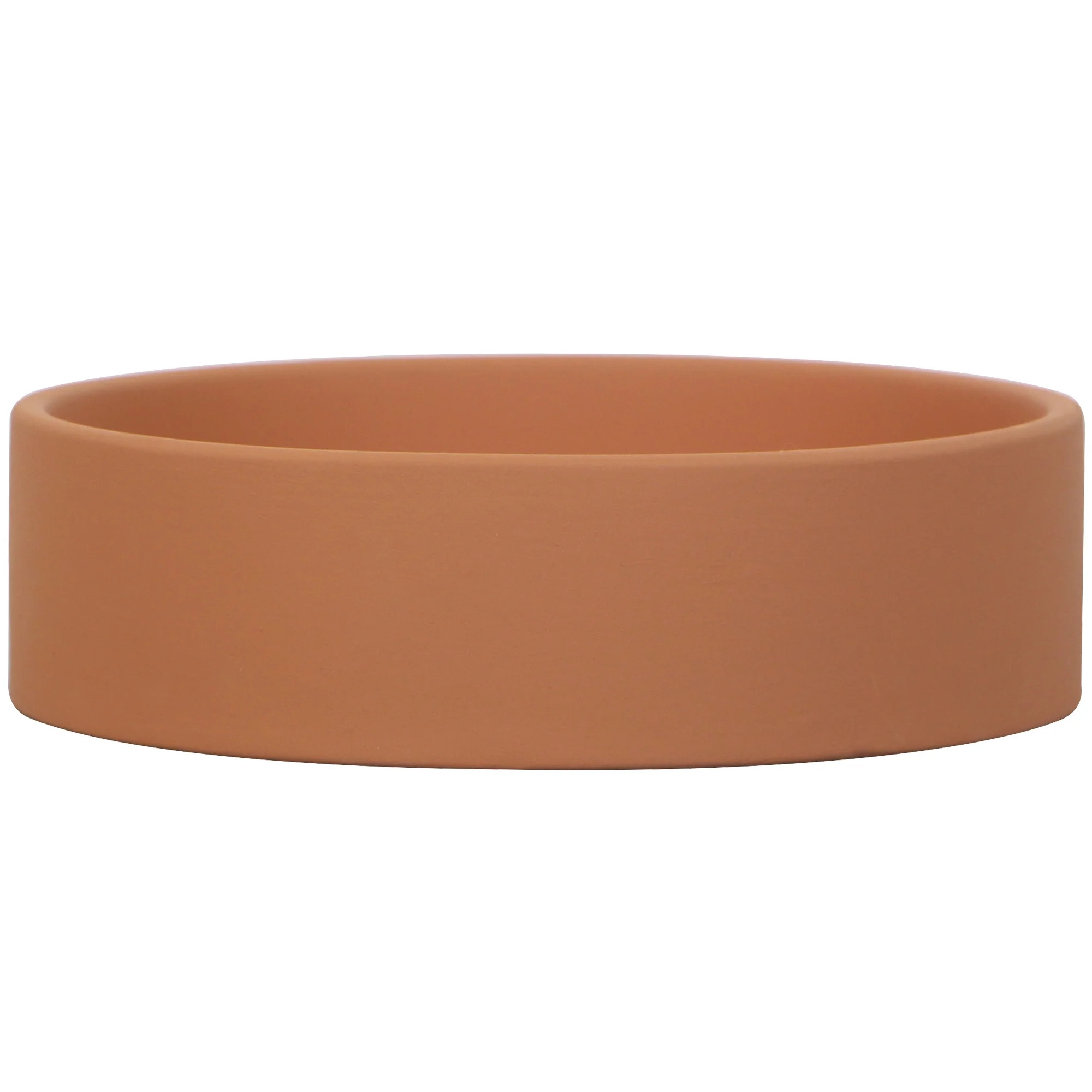 Mainstays Small 7.2in Round Terracotta Clay Mod Terra Saucer | Walmart (US)
