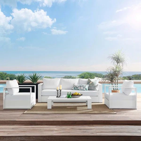 5 - Person Outdoor Seating Group with Cushions | Wayfair North America