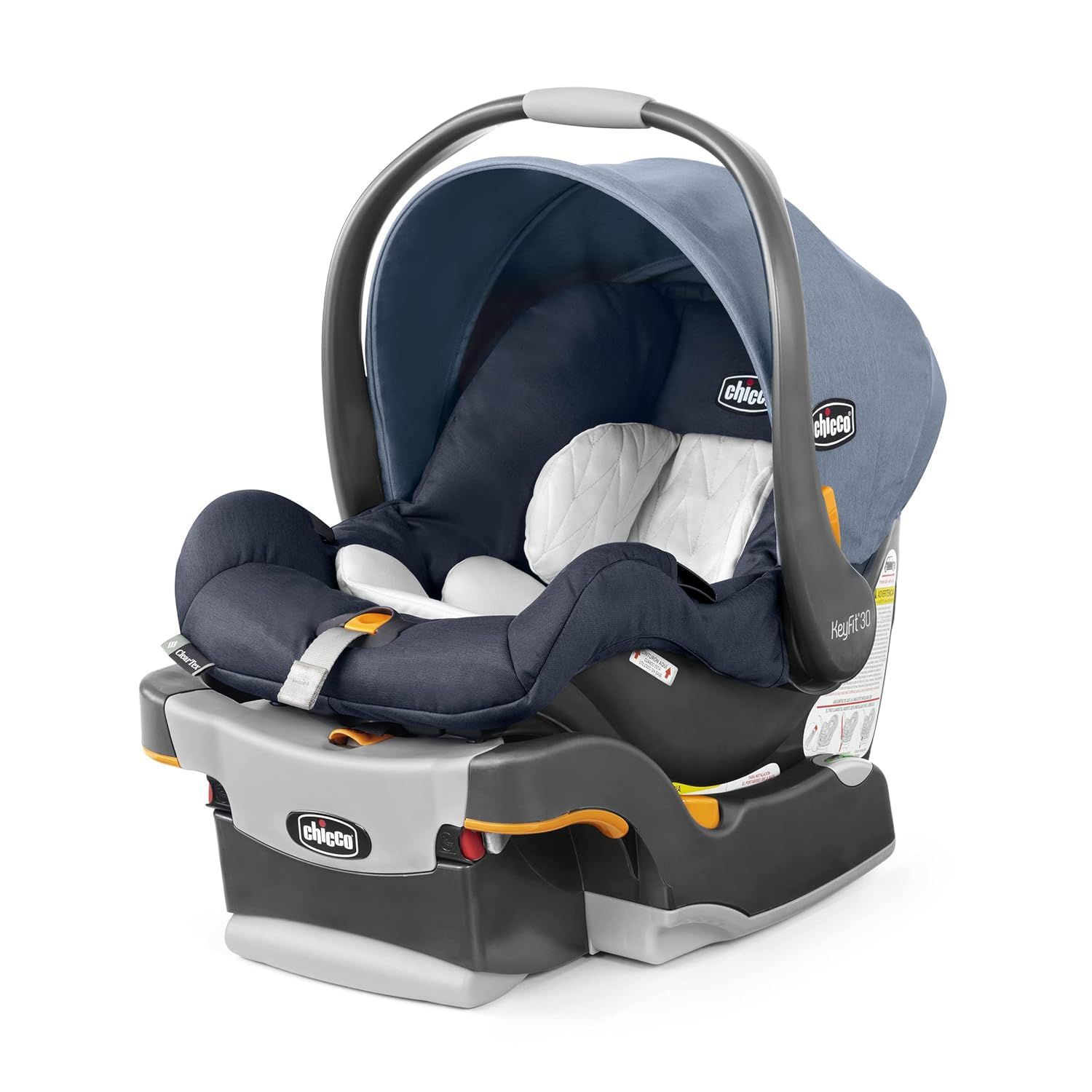 Chicco KeyFit 30 ClearTex Infant Car Seat and Base, Rear-Facing Seat for Infants 4-22 lbs, Includ... | Amazon (US)