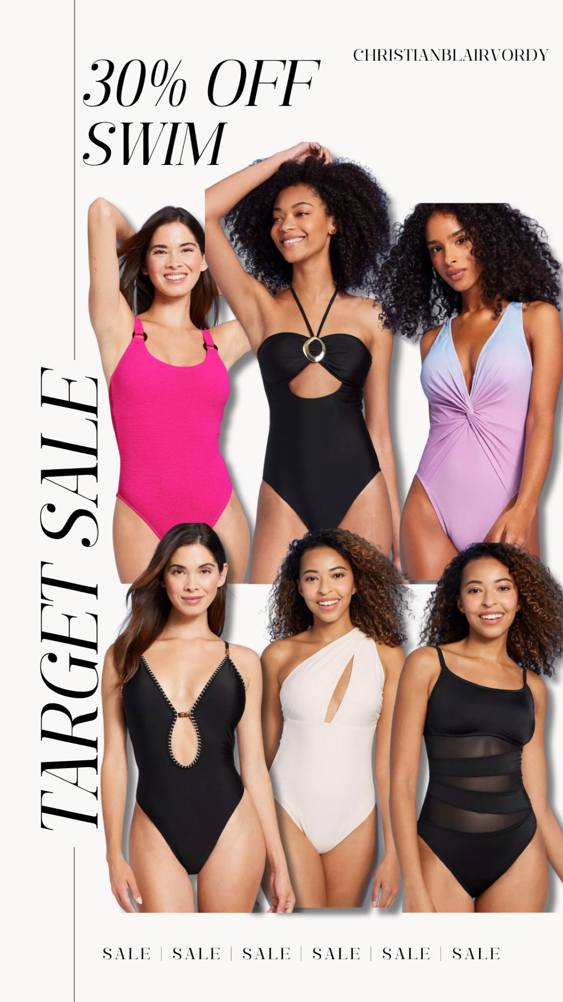 30% off all swim, target, sale 

#christianblairvordy 

#swim #target #sale #under30 

#LTKFindsUnder50 #LTKStyleTip #LTKSaleAlert