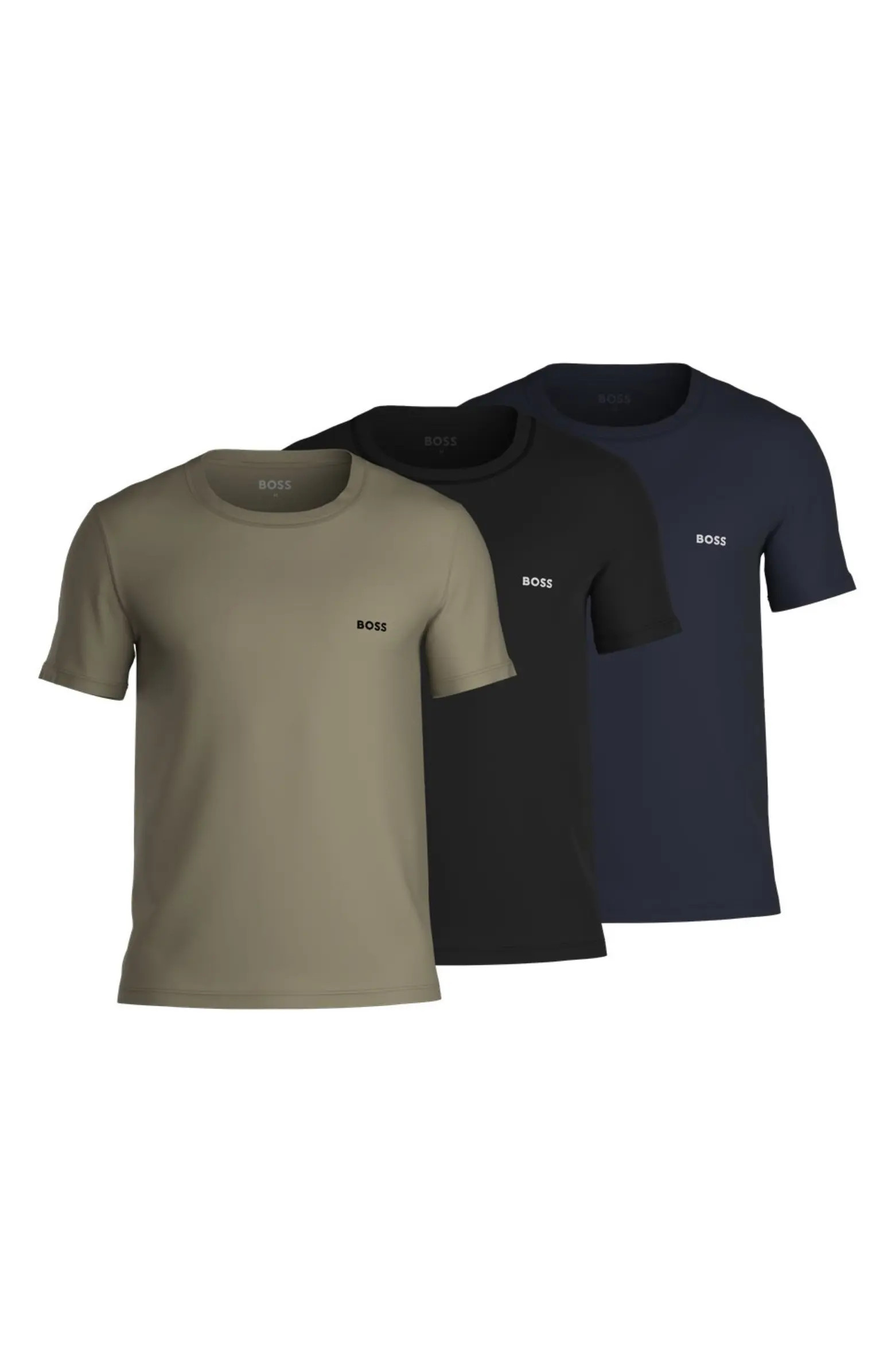 Assorted 3-Pack Classic Cotton Crewneck T-Shirts | Nordstrom