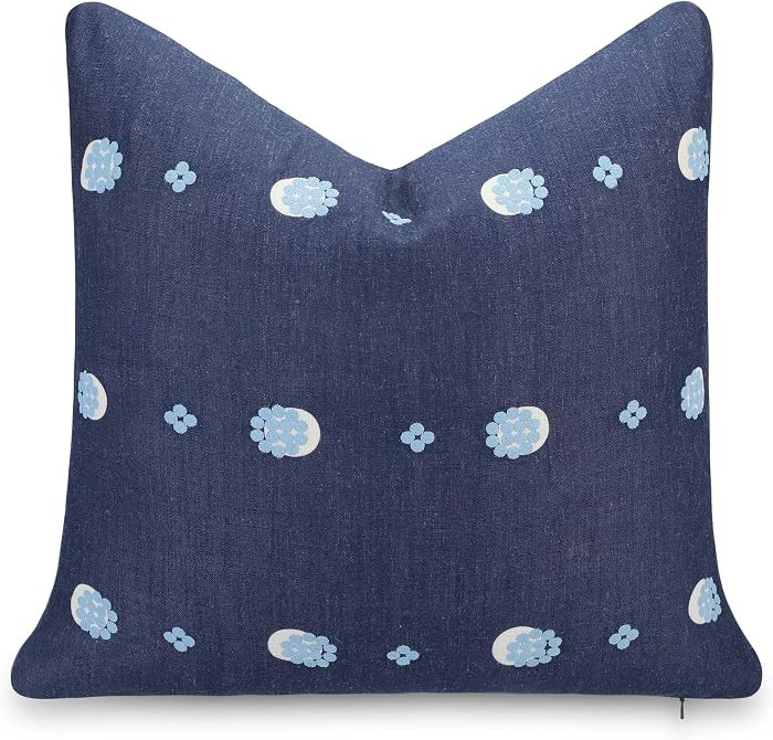 California Casual Coastal Indoor Outdoor Throw Pillow Cover, 20"x20" Water Repellent for Patio, B... | Amazon (US)