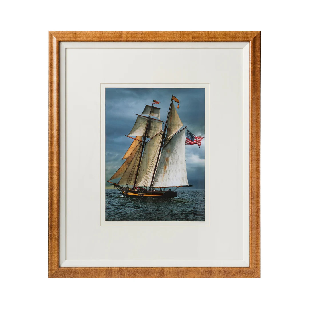 Vintage Sailboat Framed Art | Cailini Coastal