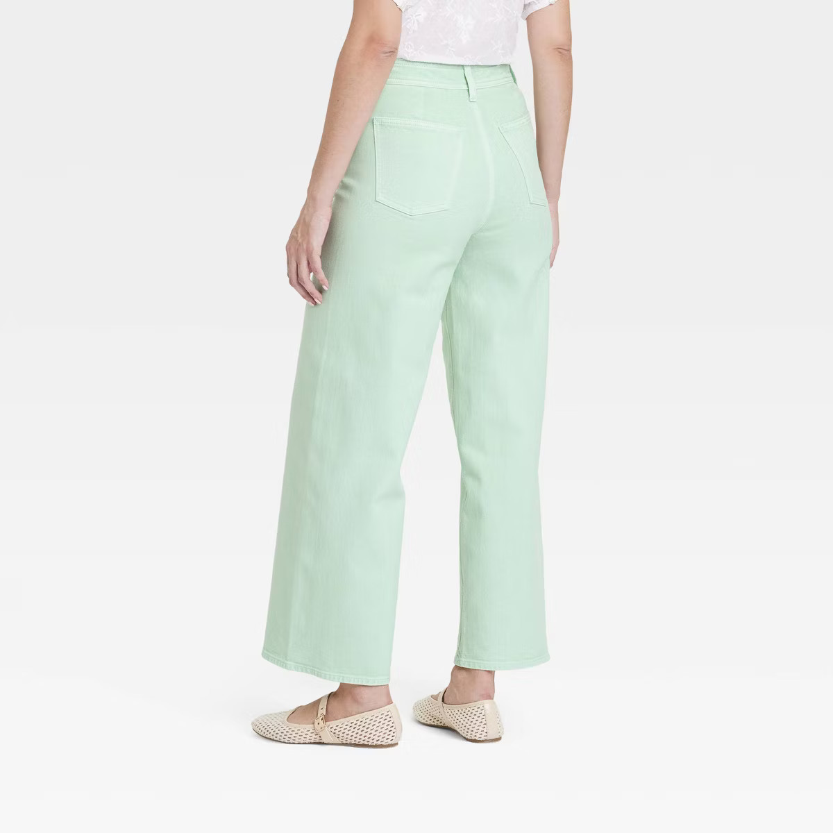 Women's High-Rise Sailor Wide Leg Ankle Jeans - Universal Thread™ | Target